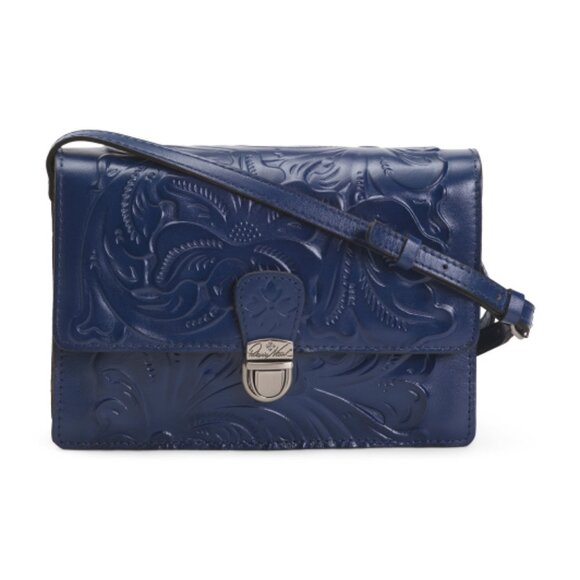 Patricia Nash Handbags - PATRICIA NASH Leather Laurentina Multi-compartment Crossbody